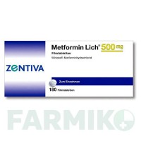 МЕТФОРМИН (METFORMIN) 500 мг таблетки 180 шт - Метформин ZENTIVA