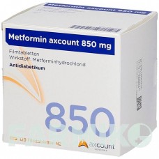 МЕТФОРМИН (METFORMIN) 850 мг таблетки 120 шт - Метформин AXCOUNT GENERIKA