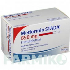 МЕТФОРМИН (METFORMIN) 850 мг таблетки 120 шт - Метформин STADAPHARM