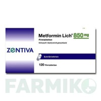 МЕТФОРМИН (METFORMIN) 850 мг таблетки 120 шт - Метформин ZENTIVA