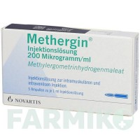 МЕТЕРГИН (METHERGIN) раствор 5x1 мл - Метилэргометрин NOVARTIS