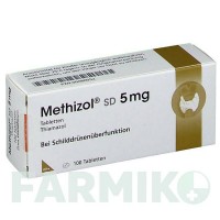 МЕТИЗОЛ (METHIZOL) 5 мг таблетки 100 шт - Тіамазол MIBE
