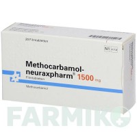 МЕТОКАРБАМОЛ (METHOCARBAMOL) 1500 мг таблетки 20 шт - Метокарбамол NEURAXPHARM