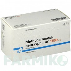 МЕТОКАРБАМОЛ (METHOCARBAMOL) 1500 мг таблетки 50 шт - Метокарбамол NEURAXPHARM