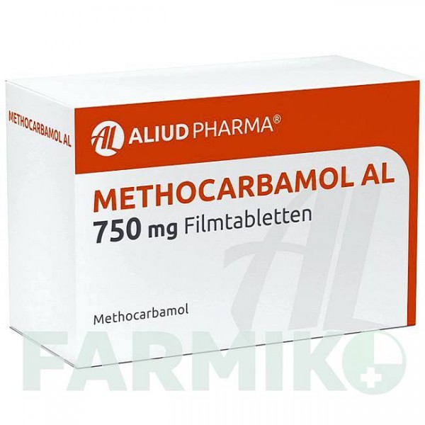МЕТОКАРБАМОЛ (METHOCARBAMOL) 750 мг таблетки 50 шт - Метокарбамол ALIUD PHARMA
