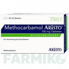 МЕТОКАРБАМОЛ (METHOCARBAMOL) 750 мг таблетки 20 шт - Метокарбамол ARISTO PHARMA
