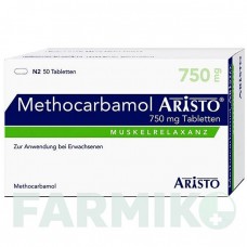 МЕТОКАРБАМОЛ (METHOCARBAMOL) 750 мг таблетки 50 шт - Метокарбамол ARISTO PHARMA