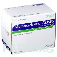 МЕТОКАРБАМОЛ (METHOCARBAMOL) 750 мг таблетки 100 шт - Метокарбамол ARISTO PHARMA