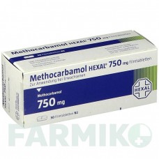 МЕТОКАРБАМОЛ (METHOCARBAMOL) 750 мг таблетки 50 шт - Метокарбамол HEXAL