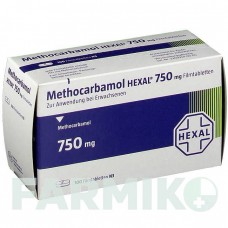 МЕТОКАРБАМОЛ (METHOCARBAMOL) 750 мг таблетки 100 шт - Метокарбамол HEXAL