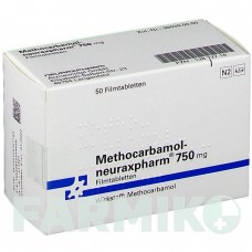 МЕТОКАРБАМОЛ (METHOCARBAMOL) 750 мг таблетки 50 шт - Метокарбамол NEURAXPHARM