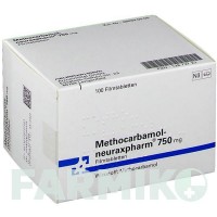 МЕТОКАРБАМОЛ (METHOCARBAMOL) 750 мг таблетки 100 шт - Метокарбамол NEURAXPHARM