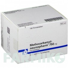 МЕТОКАРБАМОЛ (METHOCARBAMOL) 750 мг таблетки 100 шт - Метокарбамол NEURAXPHARM