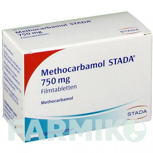 МЕТОКАРБАМОЛ (METHOCARBAMOL) 750 мг таблетки 50 шт - Метокарбамол STADAPHARM