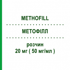 МЕТОФІЛЛ (METHOFILL) 20 мг ( 50 мг/мл ) розчин 1 шт - Метотрексат ACCORD HEALTHCARE