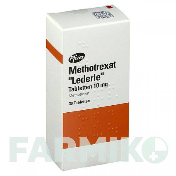 МЕТОТРЕКСАТ (METHOTREXAT) 10 мг таблетки 30 шт - Метотрексат PFIZER