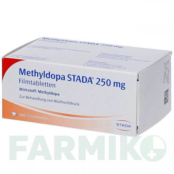 МЕТИЛДОПА (METHYLDOPA) 250 мг таблетки 100 шт - Метилдопа STADAPHARM