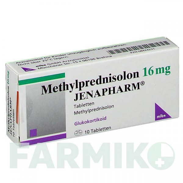МЕТИЛПРЕДНІЗОЛОН (METHYLPREDNISOLON) 16 мг таблетки 10 шт - Метилпреднізолон MIBE
