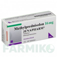 МЕТИЛПРЕДНІЗОЛОН (METHYLPREDNISOLON) 16 мг таблетки 100 шт - Метилпреднізолон MIBE