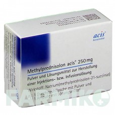 МЕТИЛПРЕДНИЗОЛОН (METHYLPREDNISOLON) 250 мг порошок 1 шт - Метилпреднизолон ACIS