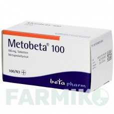 МЕТОБЕТА (METOBETA) 100 таблетки 100 шт - Метопролол BETAPHARM