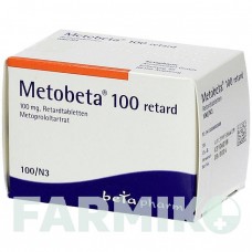 МЕТОБЕТА (METOBETA) 100 таблетки 100 шт - Метопролол BETAPHARM