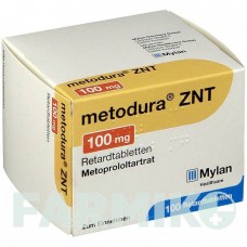 МЕТОДУРА ЗНТ (METODURA ZNT) 100 мг таблетки 100 шт - Метопролол VIATRIS