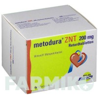 МЕТОДУРА ЗНТ (METODURA ZNT) 200 мг таблетки 100 шт - Метопролол VIATRIS
