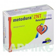 МЕТОДУРА ЗНТ (METODURA ZNT) 50 мг таблетки 30 шт - Метопролол VIATRIS