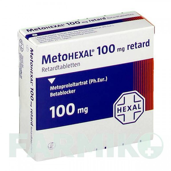 МЕТОГЕКСАЛ (METOHEXAL) 100 таблетки 50 шт - Метопролол HEXAL