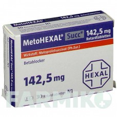 МЕТОГЕКСАЛ (METOHEXAL) 142,5 мг таблетки 30 шт - Метопролол HEXAL