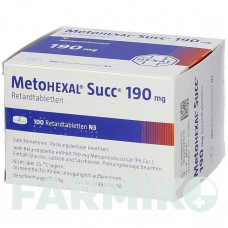 МЕТОГЕКСАЛ (METOHEXAL) 190 мг таблетки 50 шт - Метопролол HEXAL