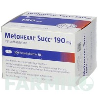 МЕТОГЕКСАЛ (METOHEXAL) 190 мг таблетки 100 шт - Метопролол HEXAL