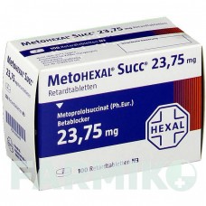 МЕТОГЕКСАЛ (METOHEXAL) 23,75 мг таблетки 100 шт - Метопролол HEXAL