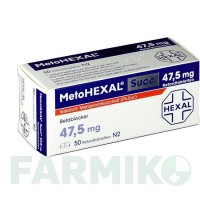 МЕТОГЕКСАЛ (METOHEXAL) 47,5 мг таблетки 50 шт - Метопролол HEXAL