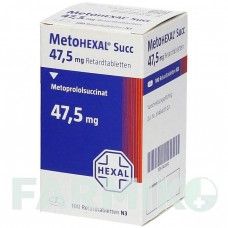 МЕТОГЕКСАЛ (METOHEXAL) 47,5 мг таблетки 100 шт - Метопролол HEXAL