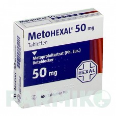 МЕТОГЕКСАЛ (METOHEXAL) 50 таблетки 100 шт - Метопролол HEXAL
