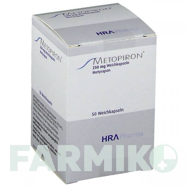 МЕТОПИРОН (METOPIRON) 250 мг капсулы 50 шт - Метирапон HRA PHARMA