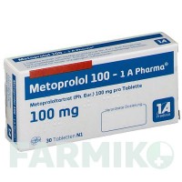 МЕТОПРОЛОЛ (METOPROLOL) 100 таблетки 30 шт - Метопролол 1 A PHARMA