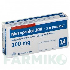 МЕТОПРОЛОЛ (METOPROLOL) 100 таблетки 30 шт - Метопролол 1 A PHARMA