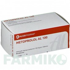 МЕТОПРОЛОЛ (METOPROLOL) 100 таблетки 100 шт - Метопролол ALIUD PHARMA