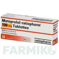 МЕТОПРОЛОЛ (METOPROLOL) 100 мг таблетки 30 шт - Метопролол RATIOPHARM