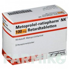МЕТОПРОЛОЛ (METOPROLOL) 100 мг таблетки 50 шт - Метопролол RATIOPHARM