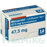 МЕТОПРОЛОЛ (METOPROLOL) 47,5 мг таблетки 100 шт - Метопролол 1 A PHARMA