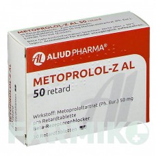 МЕТОПРОЛОЛ (METOPROLOL) 50 таблетки 30 шт - Метопролол ALIUD PHARMA