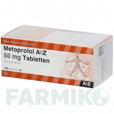 МЕТОПРОЛОЛ (METOPROLOL) 50 мг таблетки 100 шт - Метопролол ABZ PHARMA