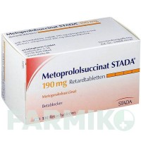МЕТОПРОЛОЛСУКЦИНАТ (METOPROLOLSUCCINAT) 190 мг таблетки 100 шт - Метопролол STADAPHARM