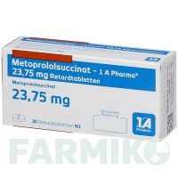 МЕТОПРОЛОЛСУКЦИНАТ (METOPROLOLSUCCINAT) 23,75 таблетки 30 шт - Метопролол 1 A PHARMA