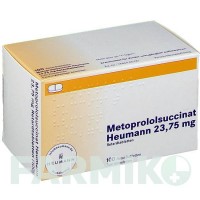 МЕТОПРОЛОЛСУКЦИНАТ (METOPROLOLSUCCINAT) 23,75 мг таблетки 100 шт - Метопролол HEUMANN PHARMA