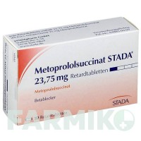 МЕТОПРОЛОЛСУКЦИНАТ (METOPROLOLSUCCINAT) 23,75 мг таблетки 50 шт - Метопролол STADAPHARM
